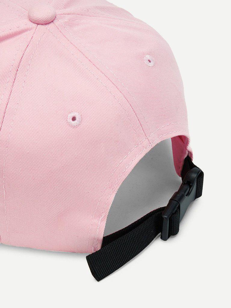 Embroidered Letter Baseball Cap-accessories-Des Mess