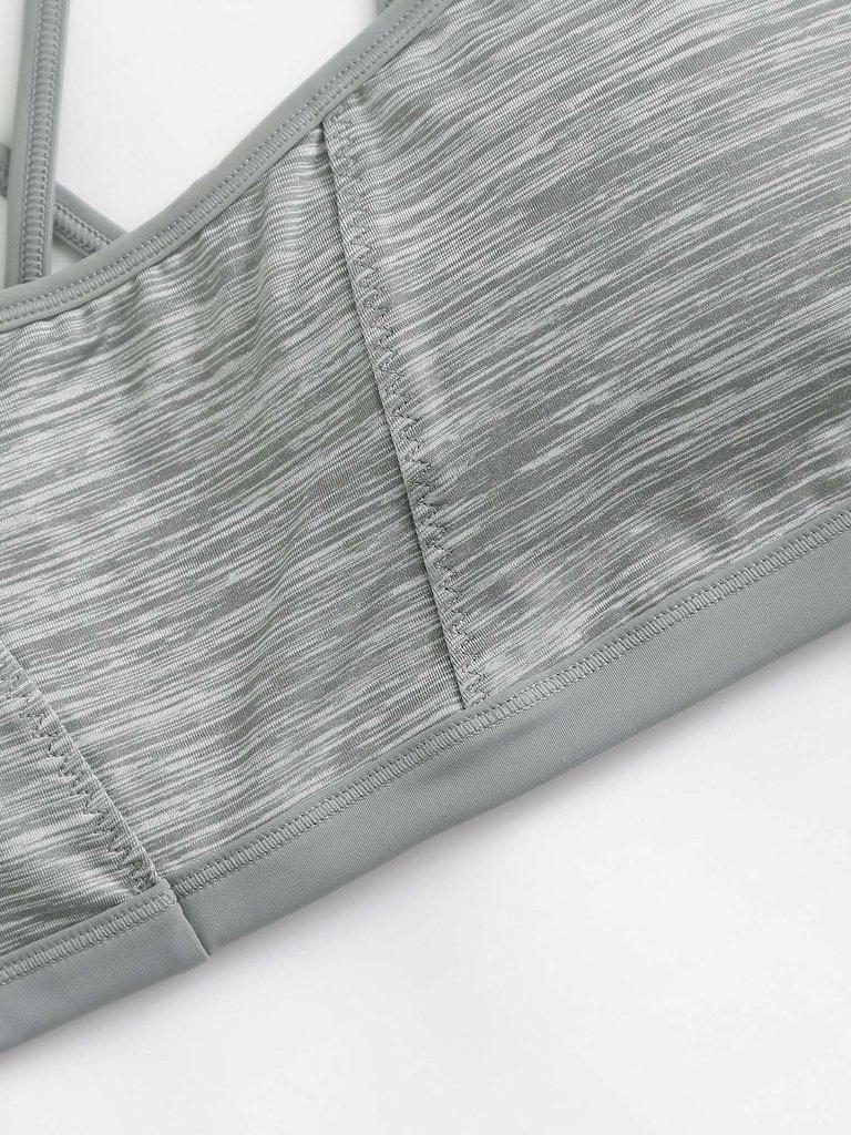 Space Dye Strappy Sports Bra-sportswear-Des Mess