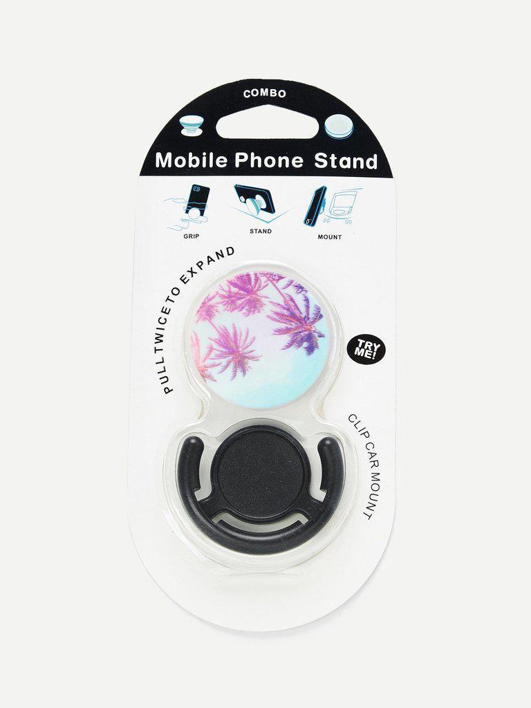 Palm Tree Pattern Portable Phone Holder-others-Des Mess