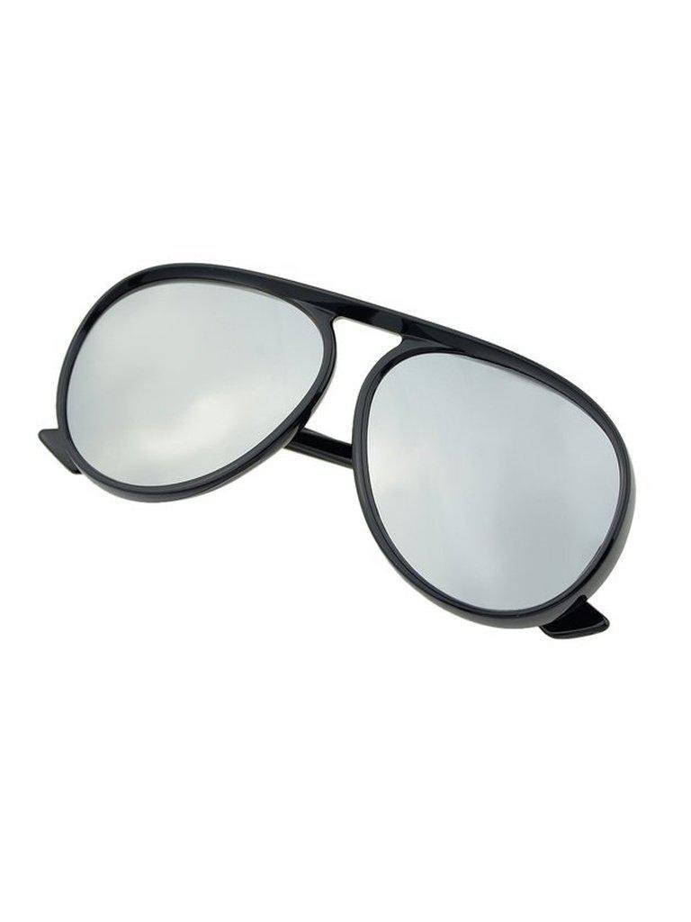 Blackwhite Large Frame Thick Side Sunglasses-accessories-Des Mess