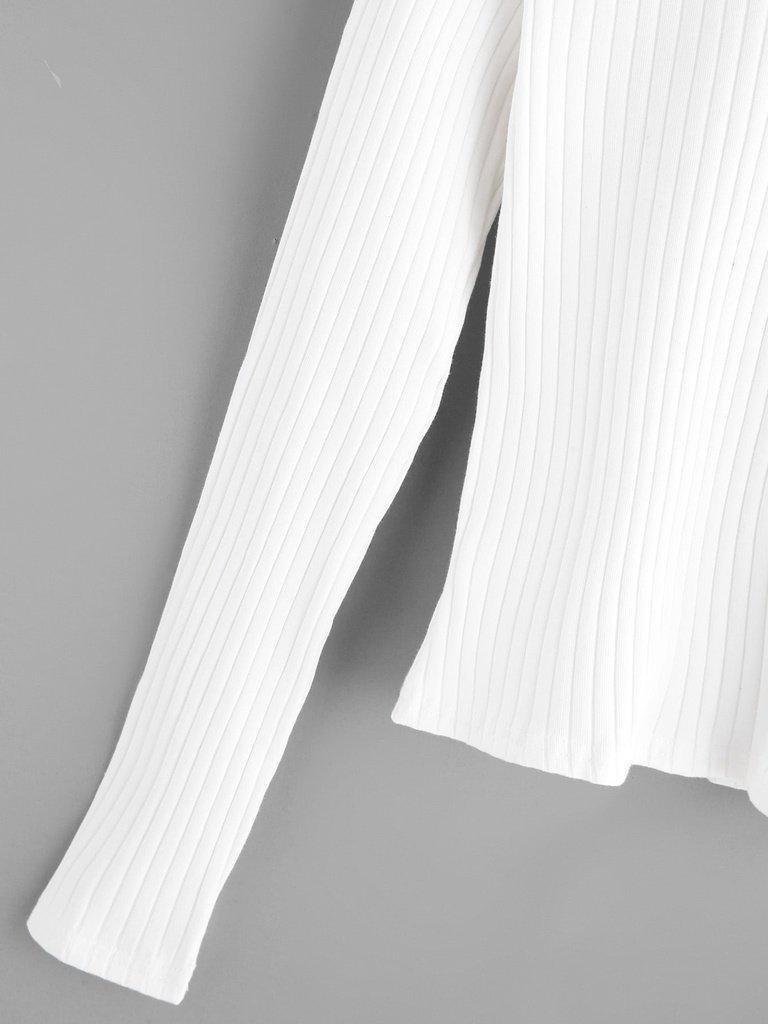 Criss Cross Back Ribbed Sweater-outerwear-Des Mess