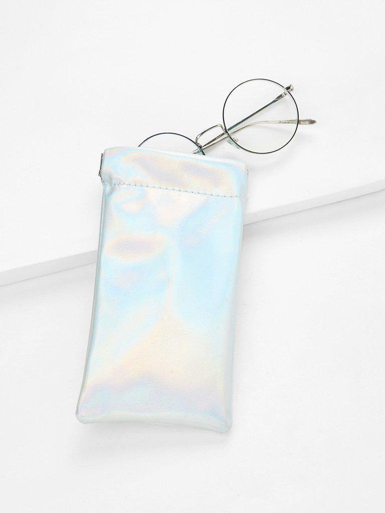 Iridescent PU Glasses Bag-accessories-Des Mess