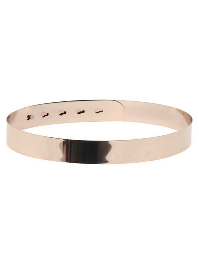 Wide Full Metal Waist Belt - Gold-accessories-Des Mess