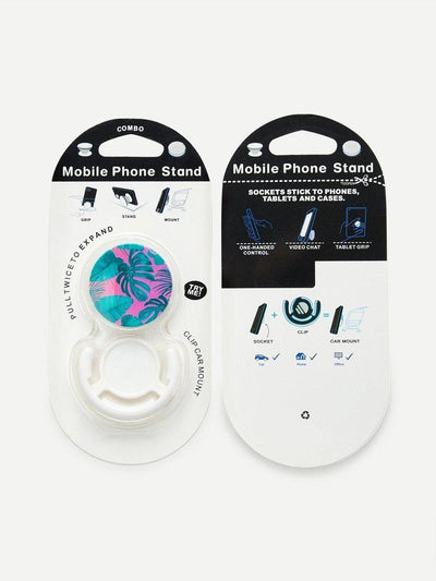 Tropical Print Phone Gasbag Phone Holder-others-Des Mess