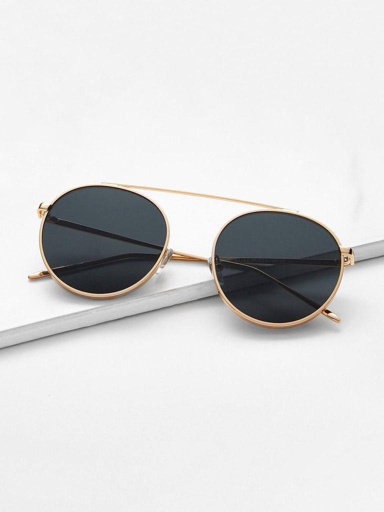 Top Bar Metal Frame Sunglasses-accessories-Des Mess
