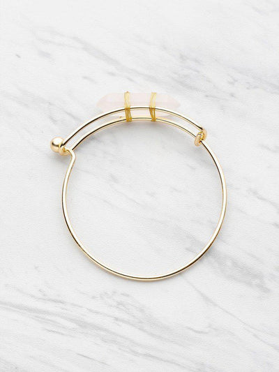 Random Color Crystal Adjustable Bangle-jewelry-Des Mess