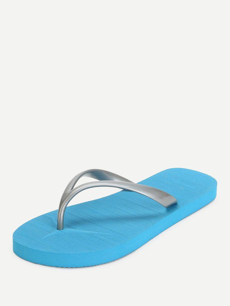 Letter Toe Post Sandals-shoes-Des Mess