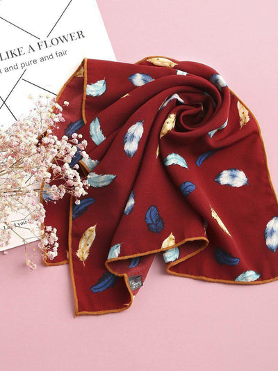 Feather Print Bandana-accessories-Des Mess