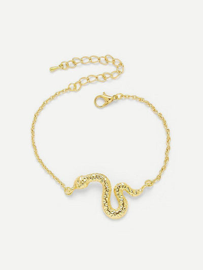 Metal Snake Design Chain Bracelet--Des Mess