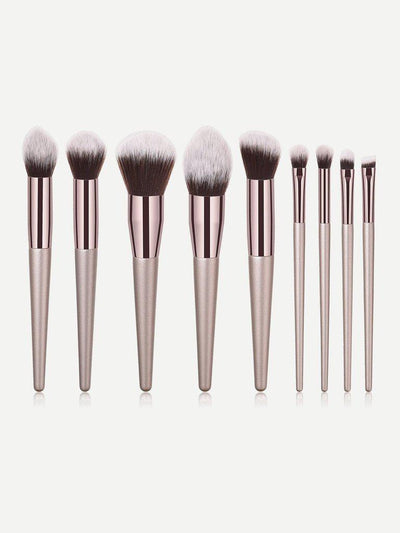 Soft Makeup Brush 9pcs-makeup-Des Mess