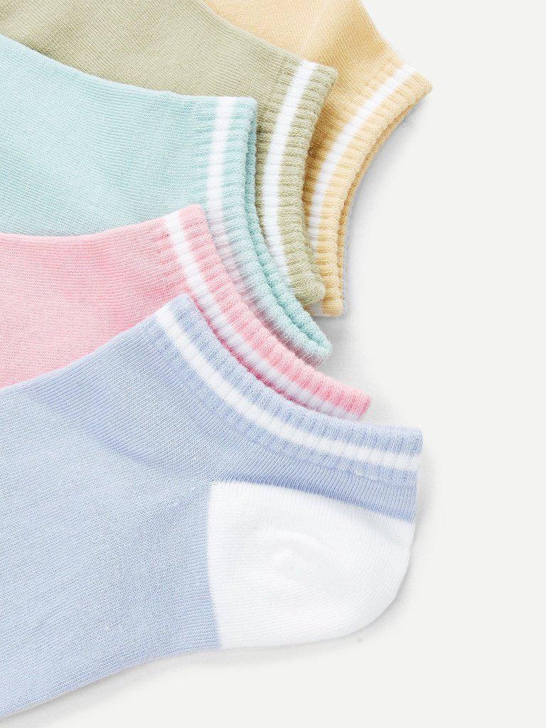 Cotton Ankle Socks 5 Pairs-accessories-Des Mess
