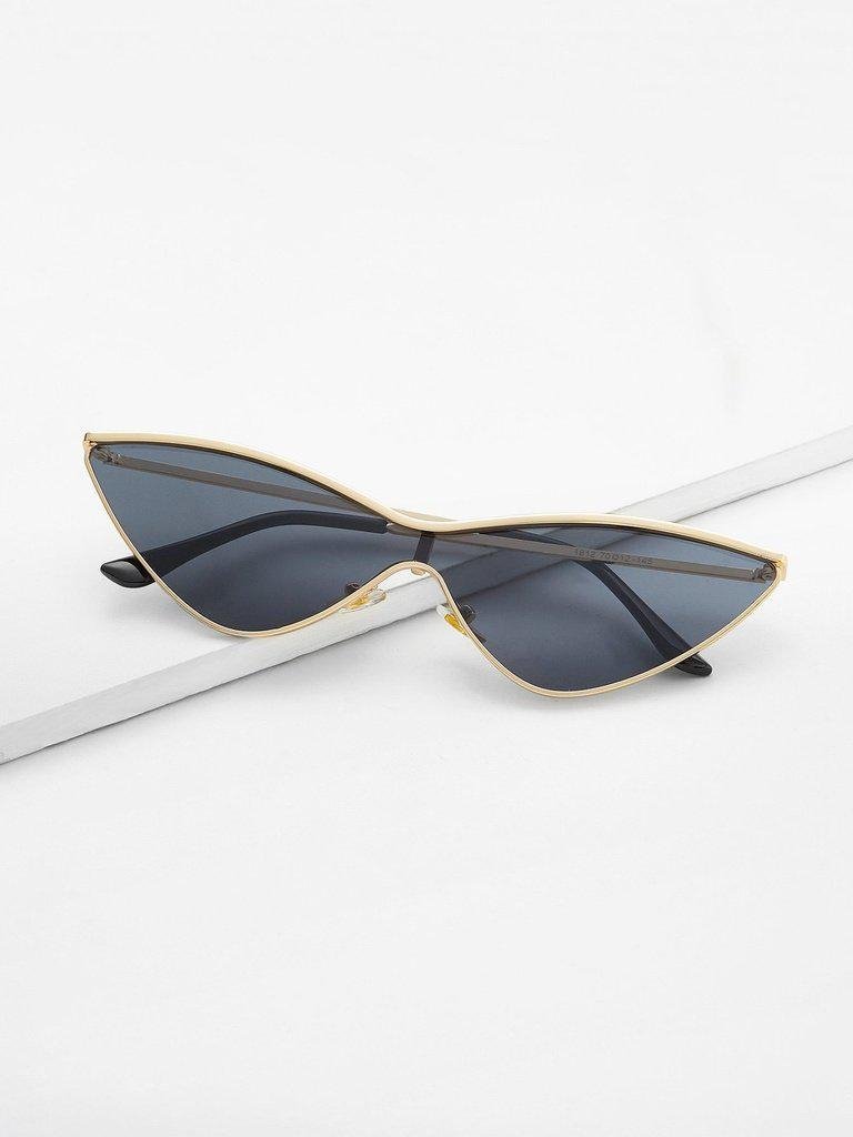 Metal Extreme Cat Eye Sunglasses-accessories-Des Mess