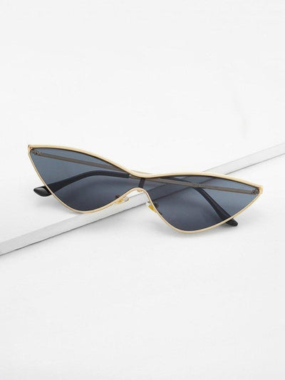 Metal Extreme Cat Eye Sunglasses-accessories-Des Mess