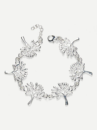 Hollow Tree Design Link Bracelet-jewelry-Des Mess