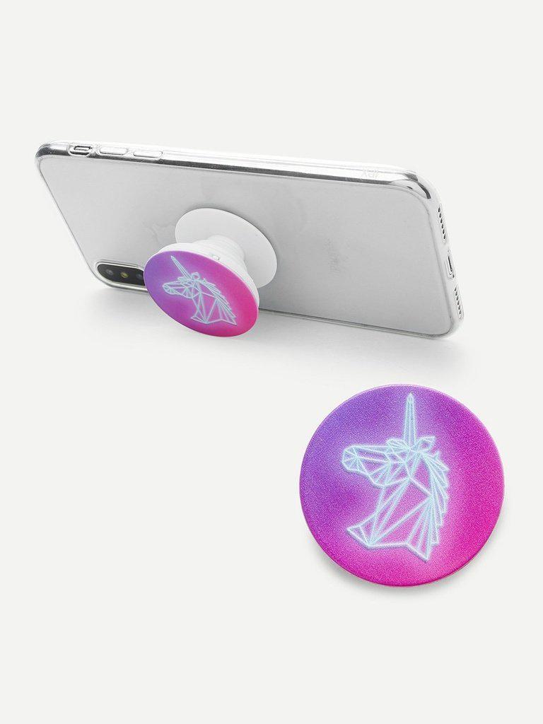 Contrast Unicorn Gasbag Phone Holder-others-Des Mess