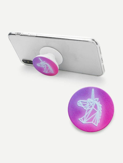 Contrast Unicorn Gasbag Phone Holder-others-Des Mess