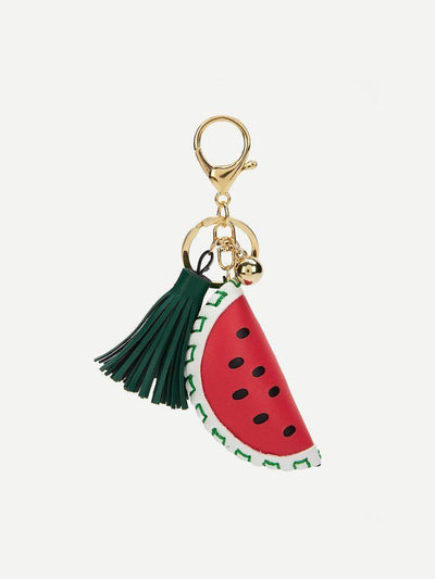 Watermelon & Tassel Charm Keychain-others-Des Mess