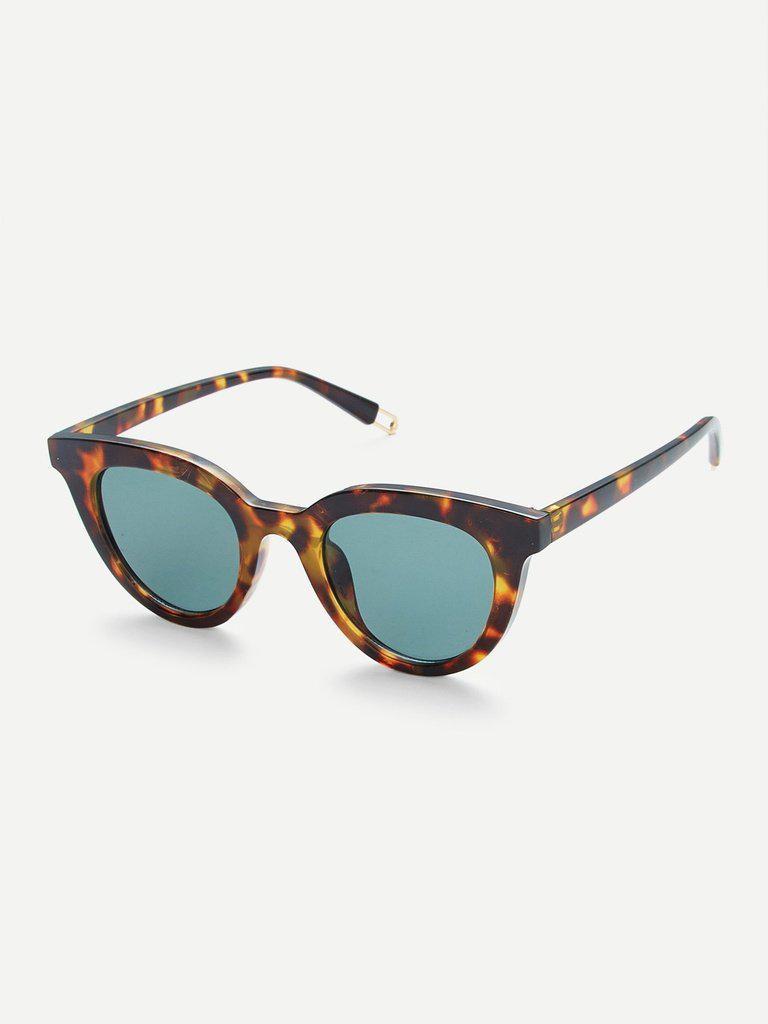 Tinted Flat Lens Sunglasses-accessories-Des Mess