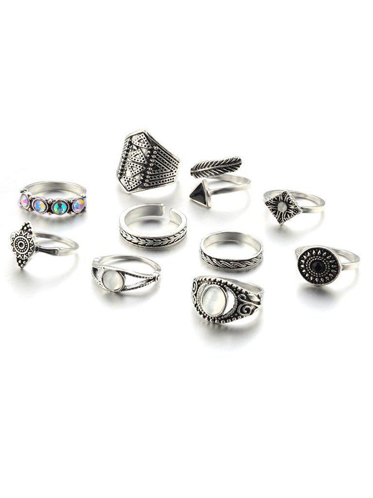 Wrapped Ring Pack 10pcs-jewelry-Des Mess