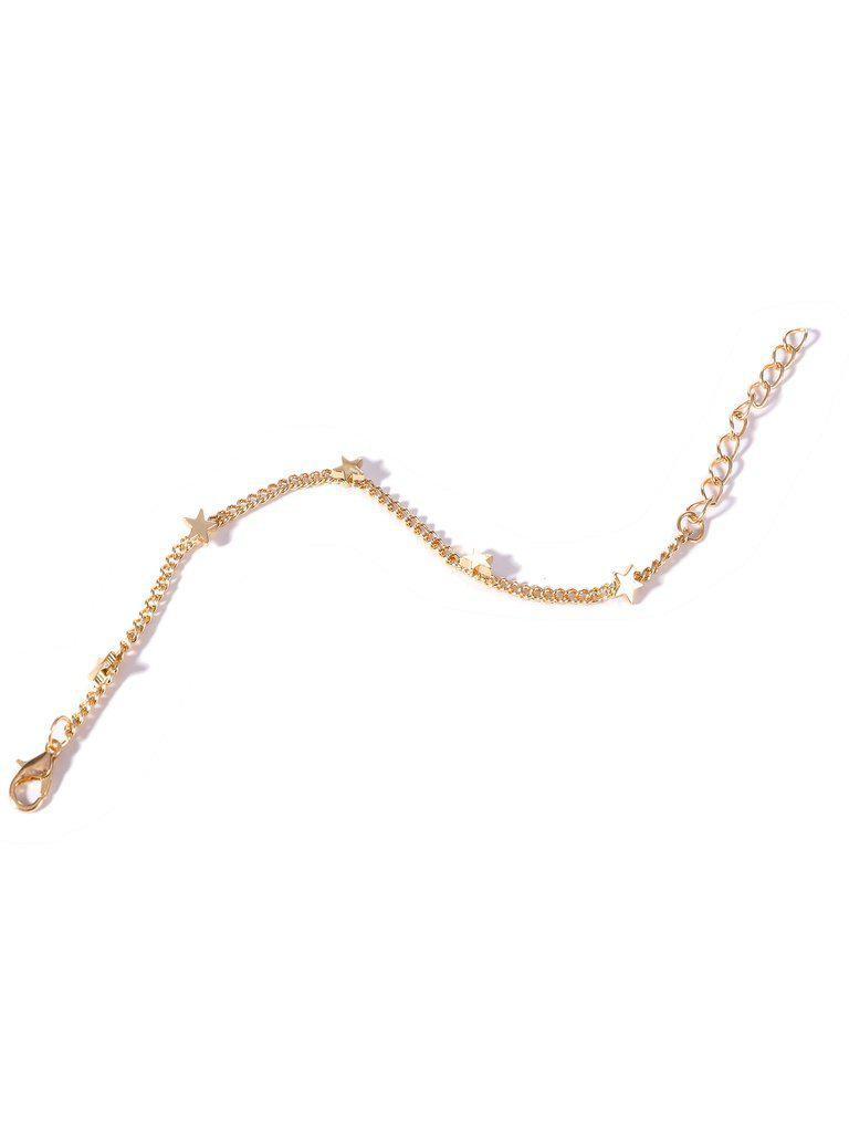 Star Charm Chain Bracelet--Des Mess