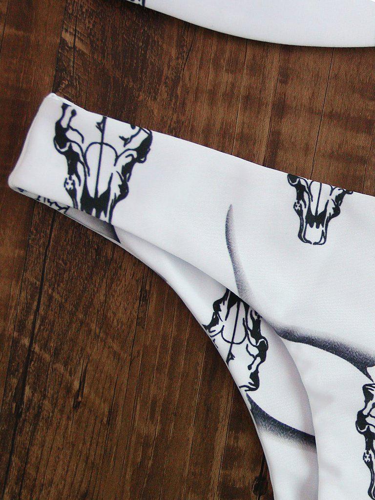 Animal Print Strappy Back Bikini Set-swimwear-Des Mess