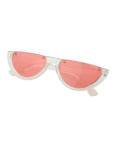 Whitehotpink Half-Frame Sunglasses-accessories-Des Mess