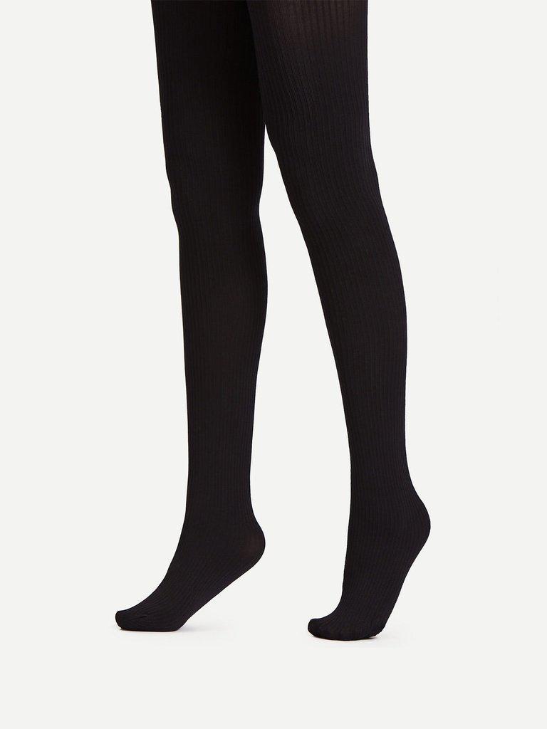 Rib Knit Tights-accessories-Des Mess