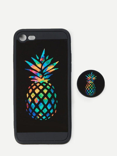 Pineapple Print iPhone Case-others-Des Mess