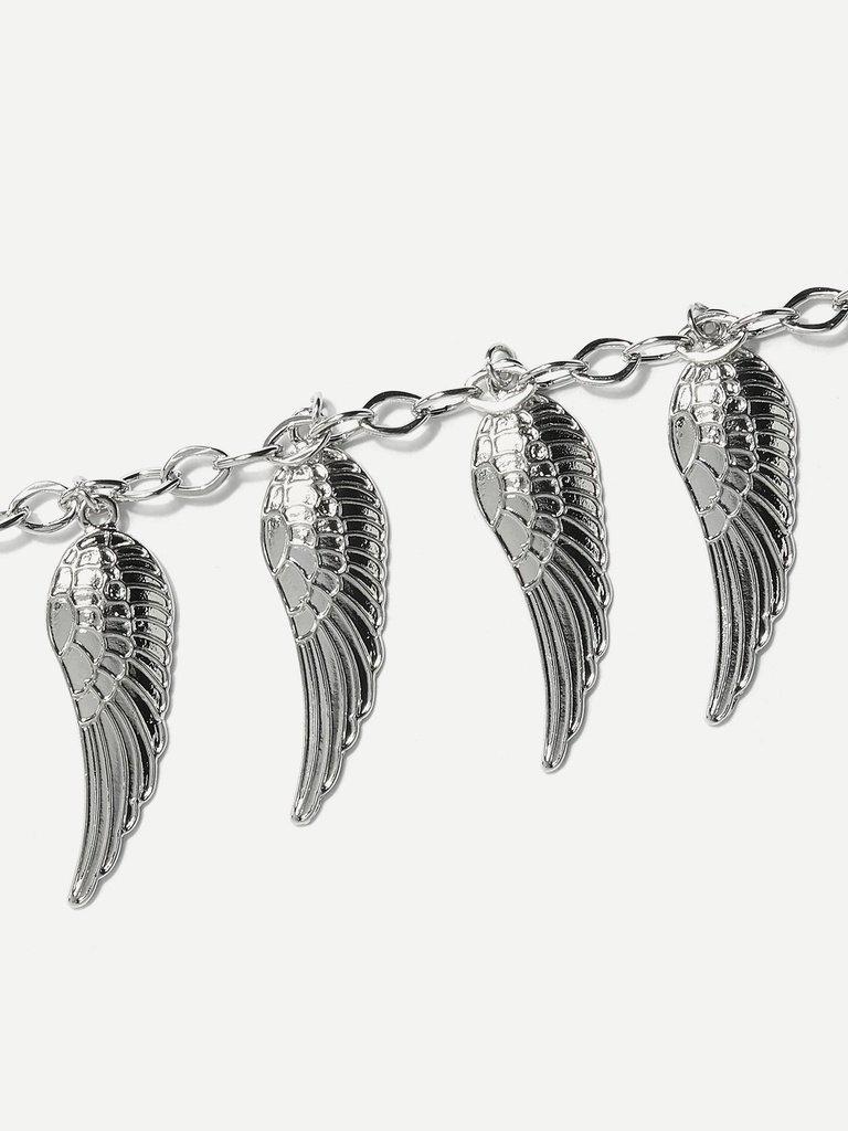 Wing Design Chain Bracelet--Des Mess