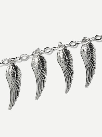 Wing Design Chain Bracelet--Des Mess