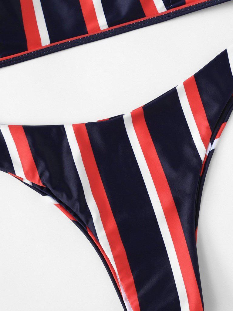Striped Bikini Set--Des Mess