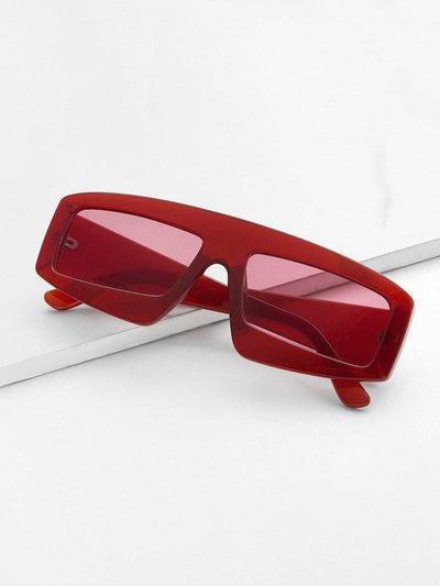 Chunky Frame Tinted Lens Sunglasses-accessories-Des Mess