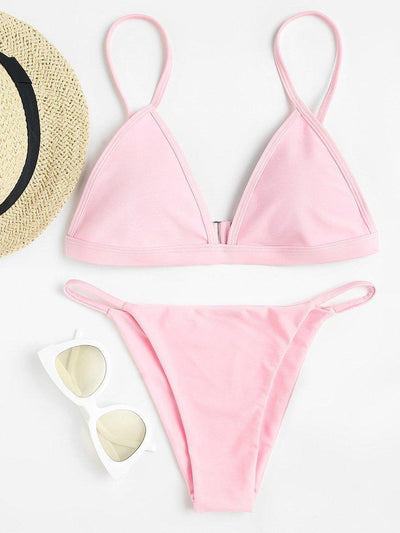 Triangle Beach Bikini Set-swimwear-Des Mess