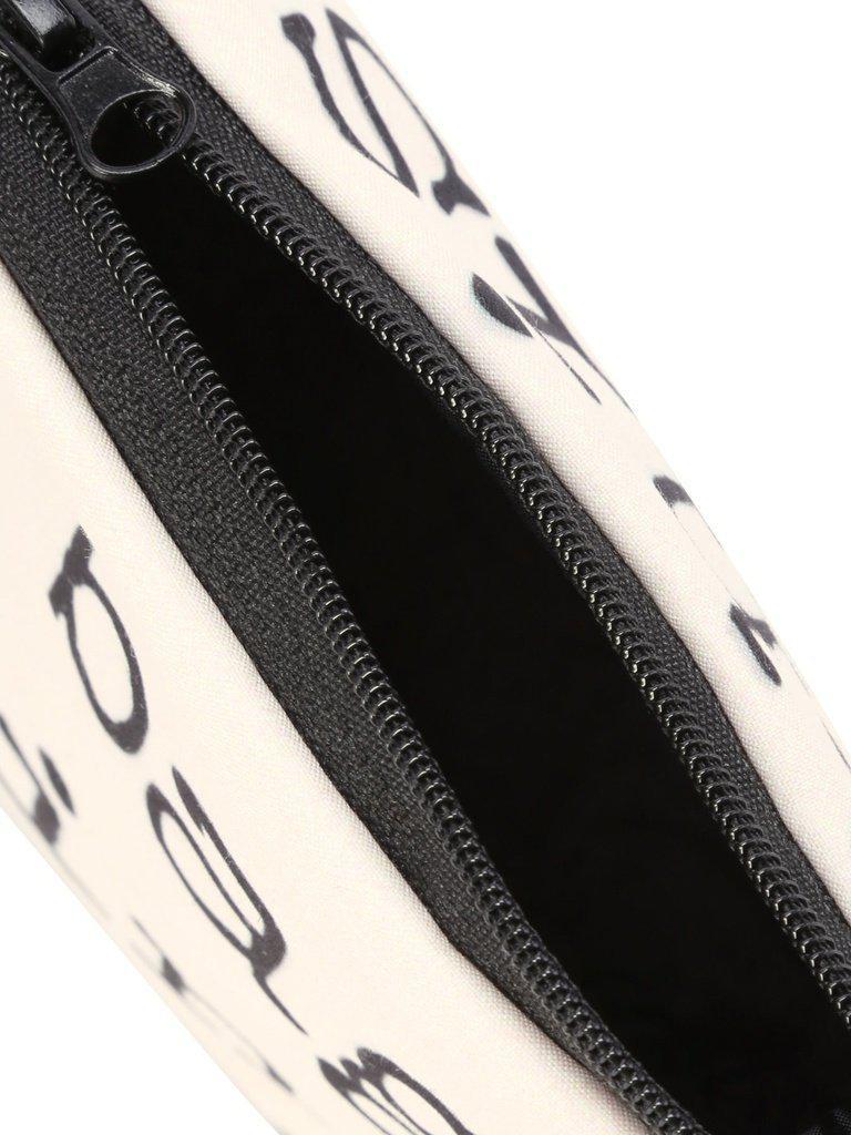 Slogan Print Zipper Cosmetic Bag-makeup-Des Mess