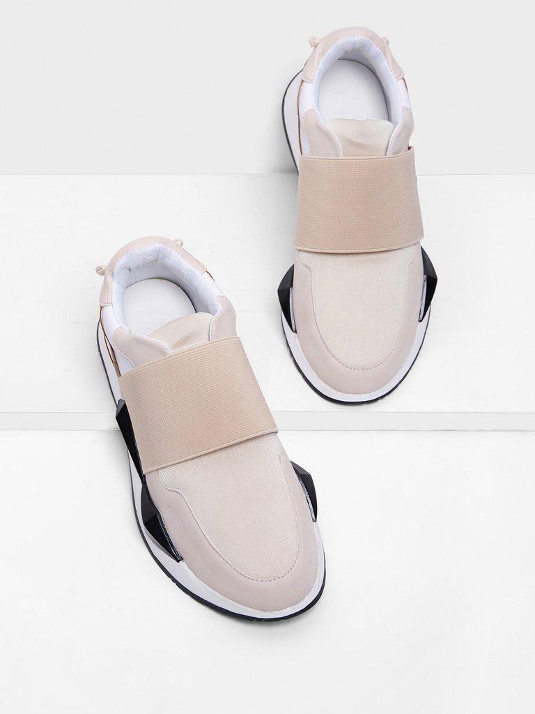 Two Tone Slip On Sneakers-shoes-Des Mess