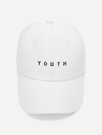 Embroidered Letter Baseball Cap--Des Mess