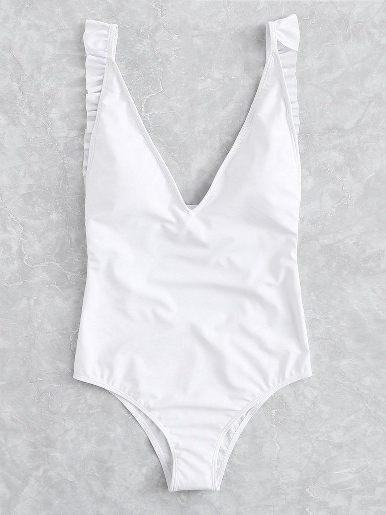 Open Back Ruffle Swimsuit-swimwear-Des Mess