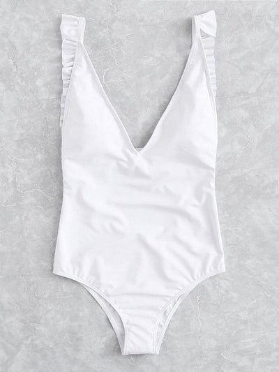 Open Back Ruffle Swimsuit-swimwear-Des Mess