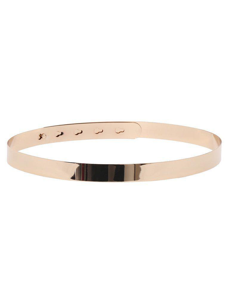Full Metal Waist Belt - Gold-accessories-Des Mess