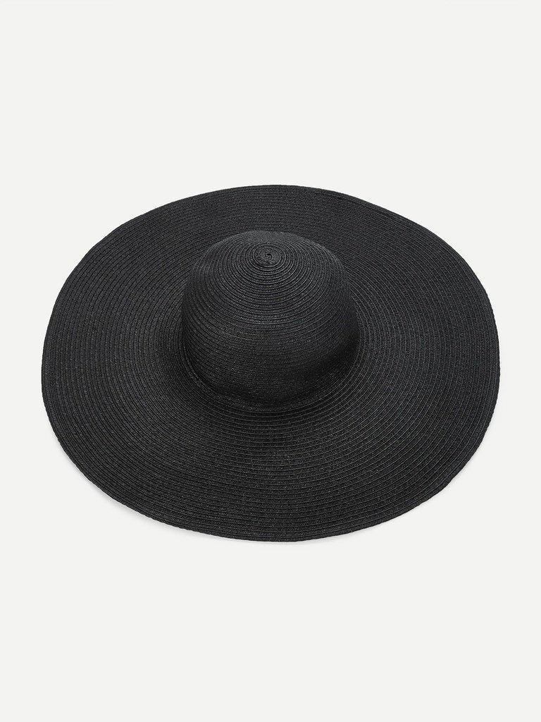 Wide Brim Straw Hat--Des Mess
