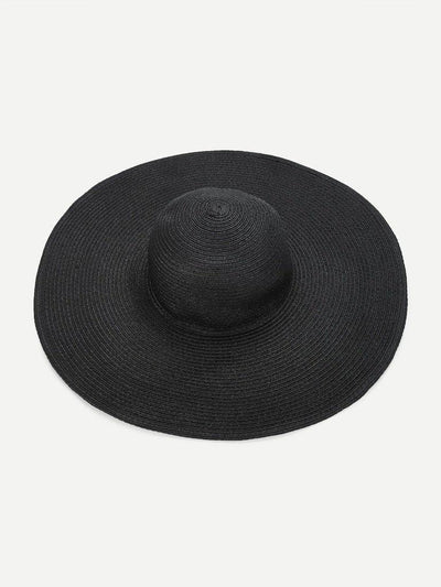 Wide Brim Straw Hat--Des Mess