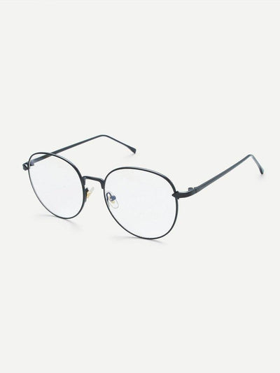 Metal Frame Clear Lens Glasses-accessories-Des Mess