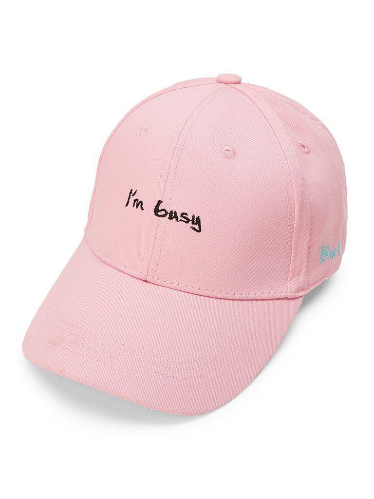Embroidered Letter Baseball Cap-accessories-Des Mess