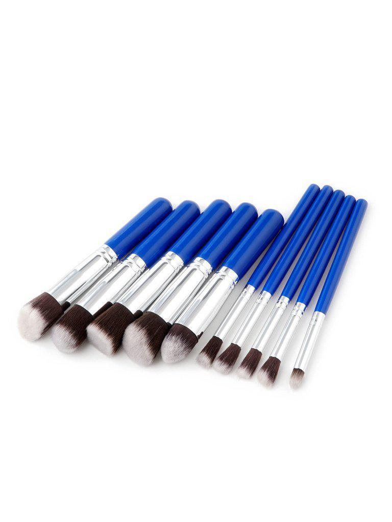 Two Tone Handle Makeup Brush Set 10pcs-makeup-Des Mess