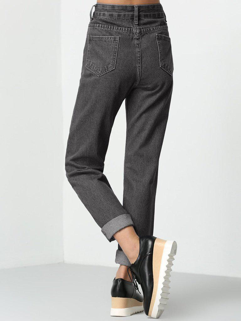 Rolled Up Mom Jeans-bottom-Des Mess