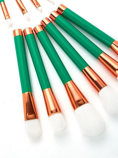 Color Block Makeup Brush 15pcs-makeup-Des Mess