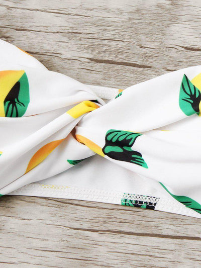 High Leg Twist Bikini Set-swimwear-Des Mess