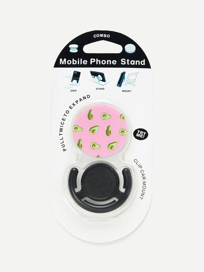Avocado Pattern Gasbag Phone Holder-others-Des Mess