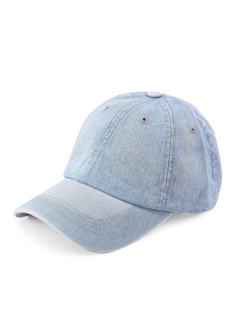 Denim Baseball Cap--Des Mess