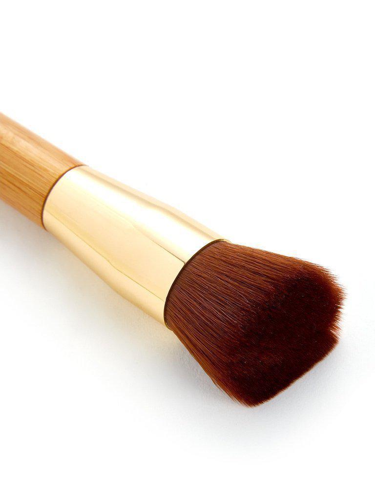 Wood Handle Double Head Makeup Brush--Des Mess